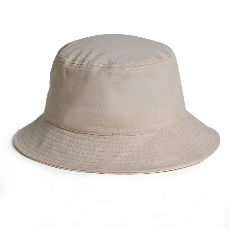 beige bucket hat