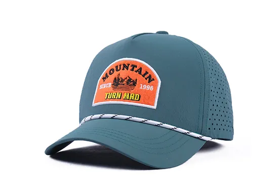 Custom Perforated Trucker Hats with Rope Wholesale
