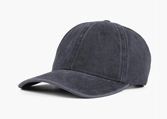 dark grey distressed dad hat wholesale