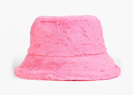 Custom Designer Fuzzy Fluffy Bucket Hats - 6736