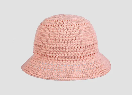 Custom Cotton Crochet Pattern Women Bucket Hats - 7049