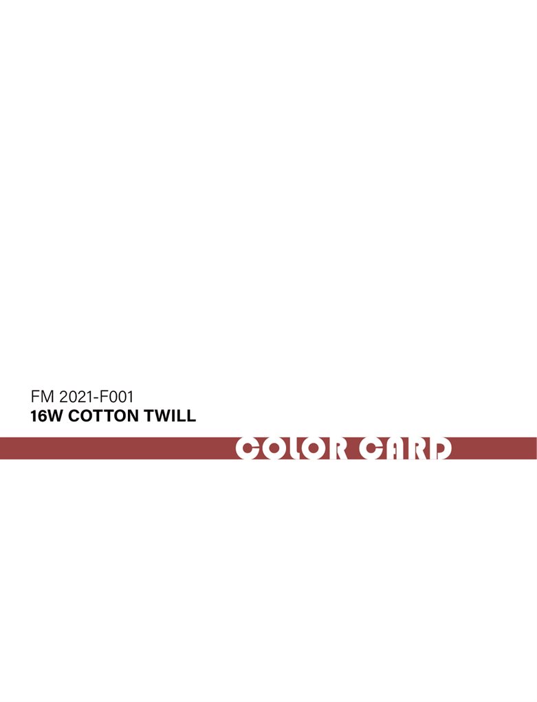 FM2021-F001 16W Cotton Twill