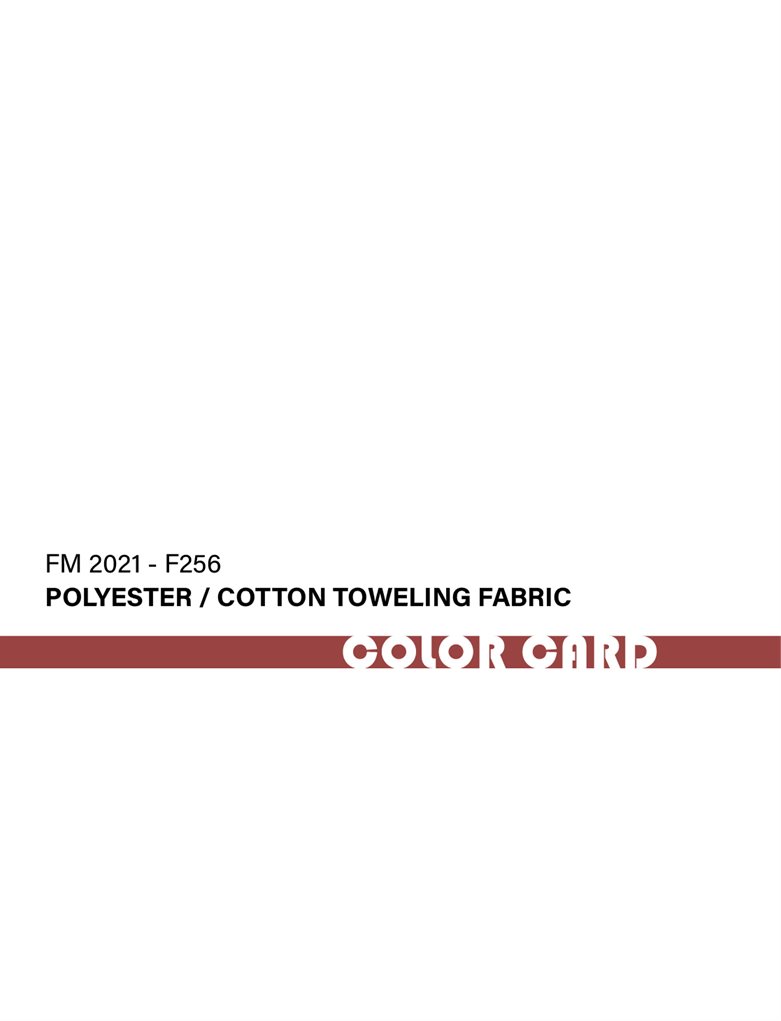 FM2021-F256 Polyester Cotton Toweling